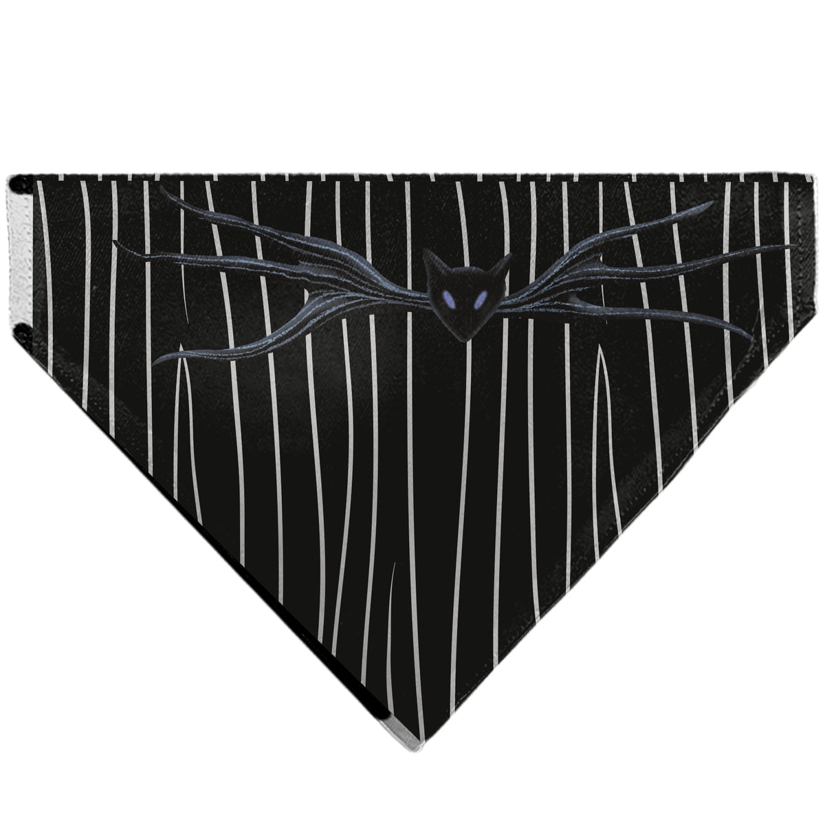 Pet Bandana - The Nightmare Before Christmas Jack Bat Tie and Suit Stripe Black/White Pet Bandanas Disney