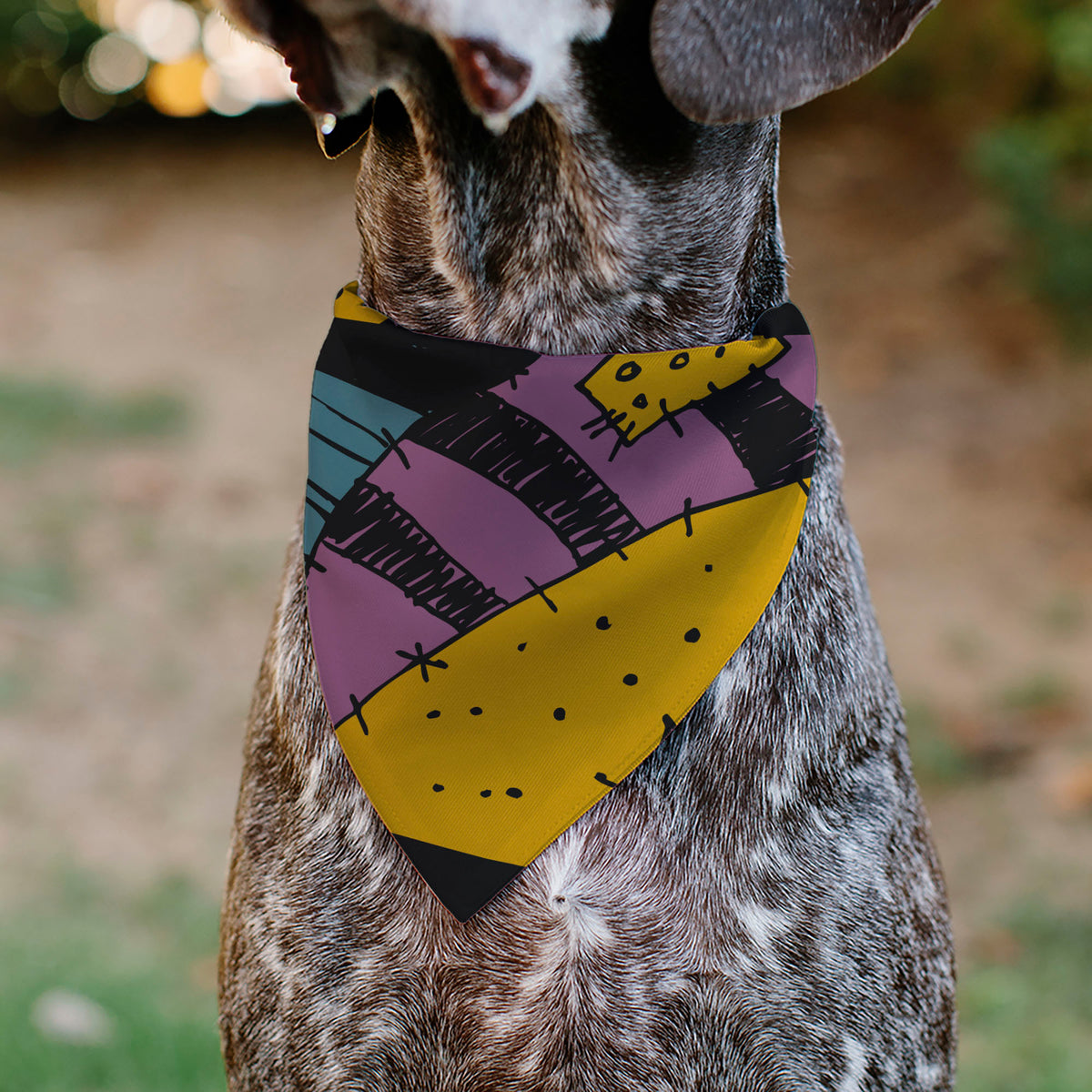 Pet Bandana - The Nightmare Before Christmas Sally Dress Patchwork Pet Bandanas Disney