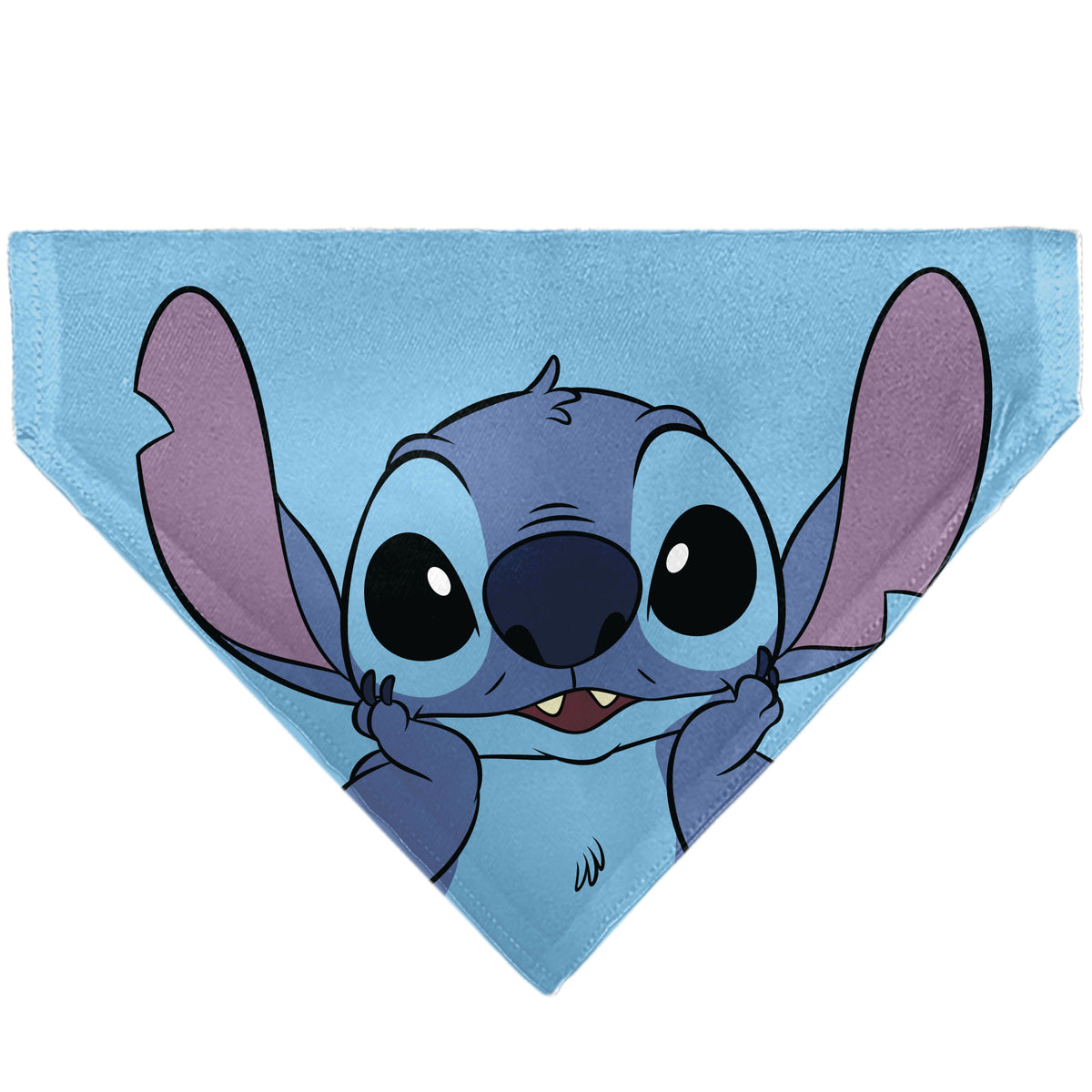 Pet Bandana - Stitch Grinning Pose Blue Pet Bandanas Disney