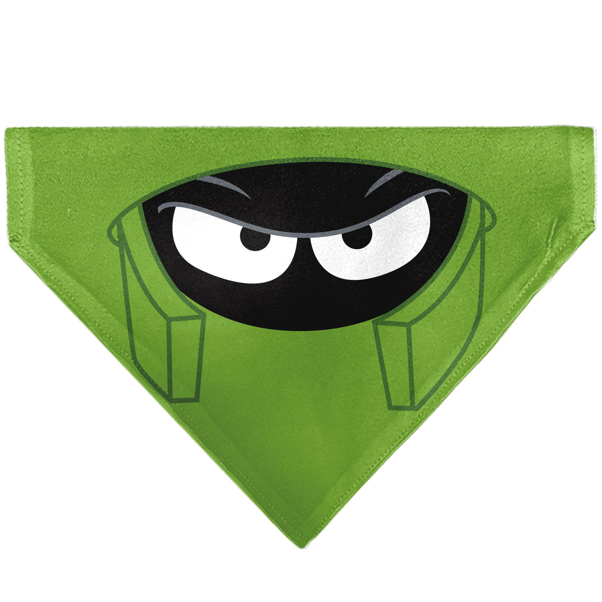 Pet Bandana - LOONEY TUNES Marvin the Martian Face Close-Up Green Pet Bandanas Looney Tunes
