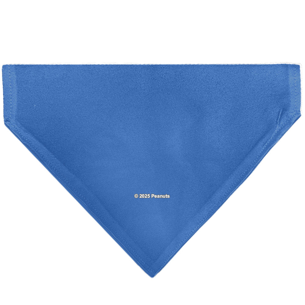Pet Bandana - Peanuts Lucy van Pelt Smiling Face Pose Blue Pet Bandanas Peanuts