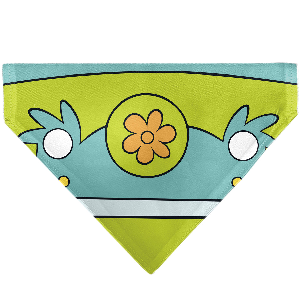 Pet Bandana - Scooby Doo THE MYSTERY MACHINE Logo Blues/Yellow/Orange Pet Bandanas Scooby Doo