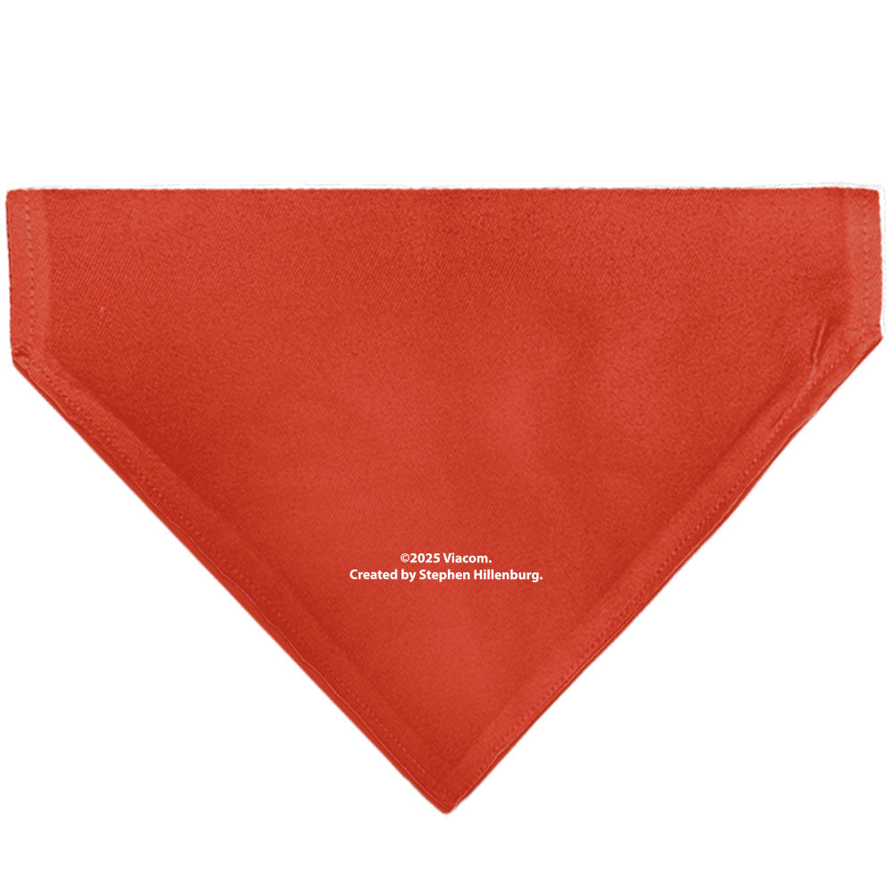 Pet Bandana - SpongeBob SquarePants Mr. Krabs Character Close-Up Red Pet Bandanas SpongeBob SquarePants