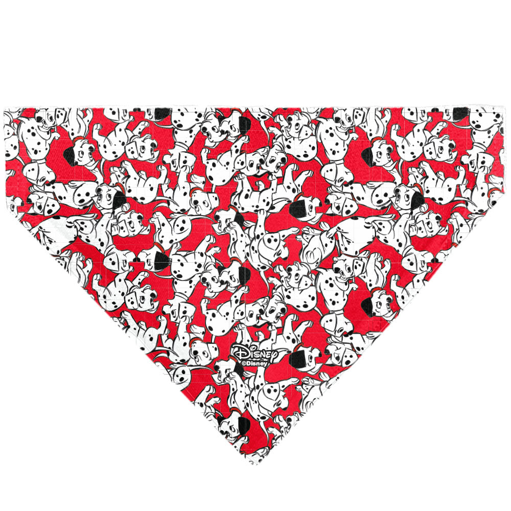 Pet Bandana - 101 Dalmatians Puppies Scattered Red Pet Bandanas Disney