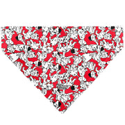 Pet Bandana - 101 Dalmatians Puppies Scattered Red Pet Bandanas Disney