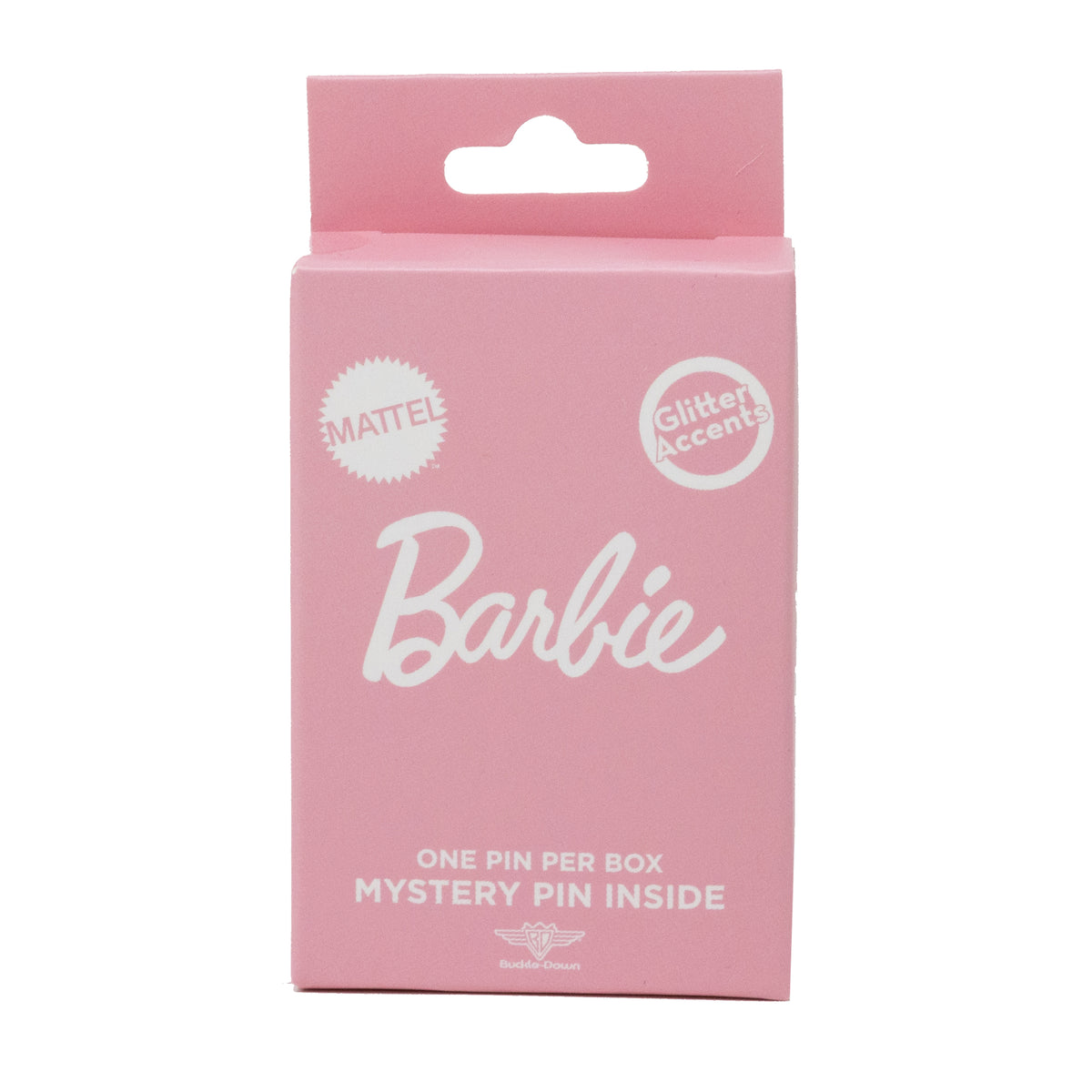 Barbie Mystery Enamel Pin Blind Box Series, Barbie Hand Heart, Barbie 1959 Logo, Barbie Ponytail Silhouette, Barbie Signature, Barbie Heart Sunglasses, or Barbie Heart Signature Blind Box Pins Barbie
