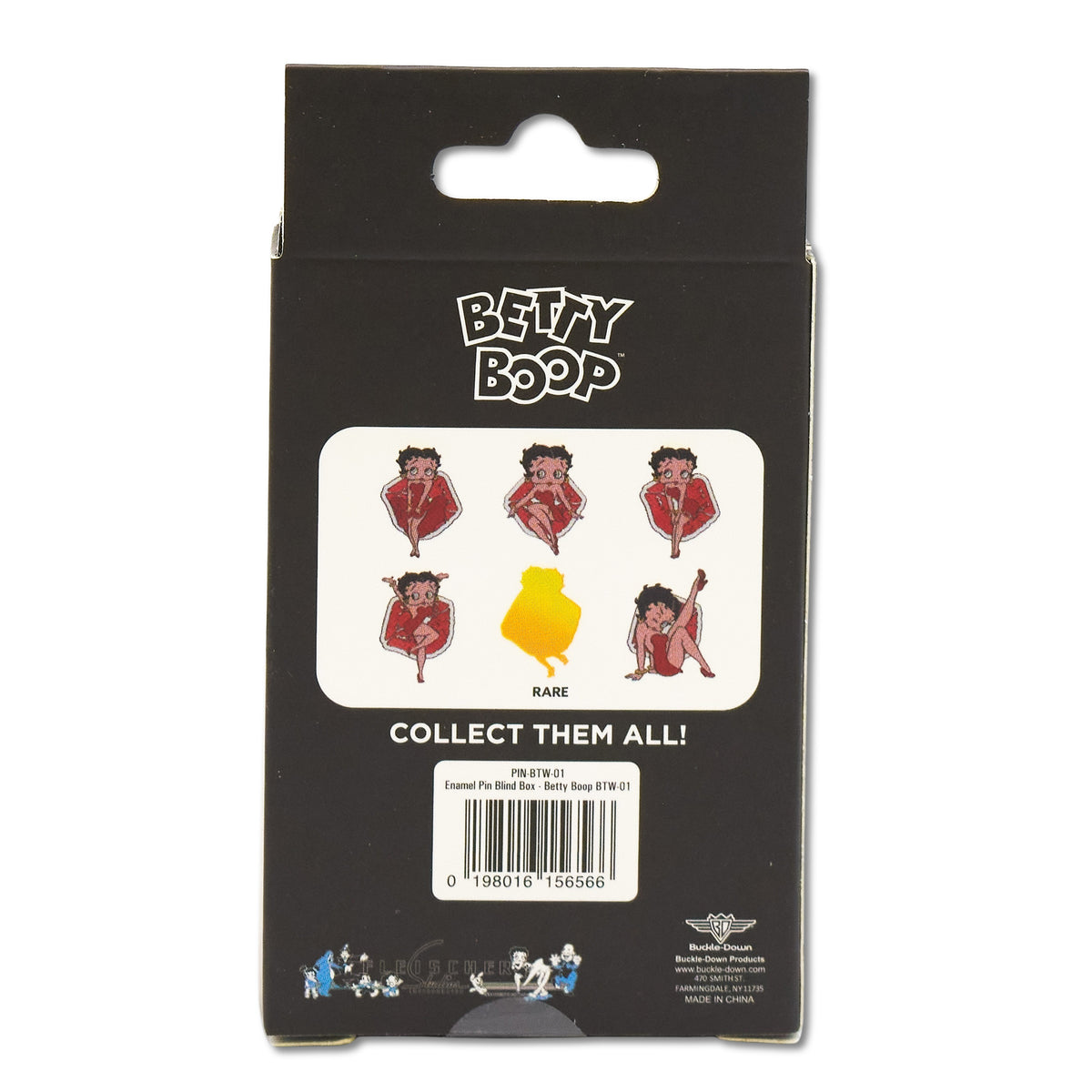 Betty Boop Mystery Enamel Pin Blind Box Series, Wink Pose, High Kick Pose, Sitting Pose, Dress Flare Pose, Hands on Knees Pose, or Arms Up Pose Blind Box Pins Betty Boop