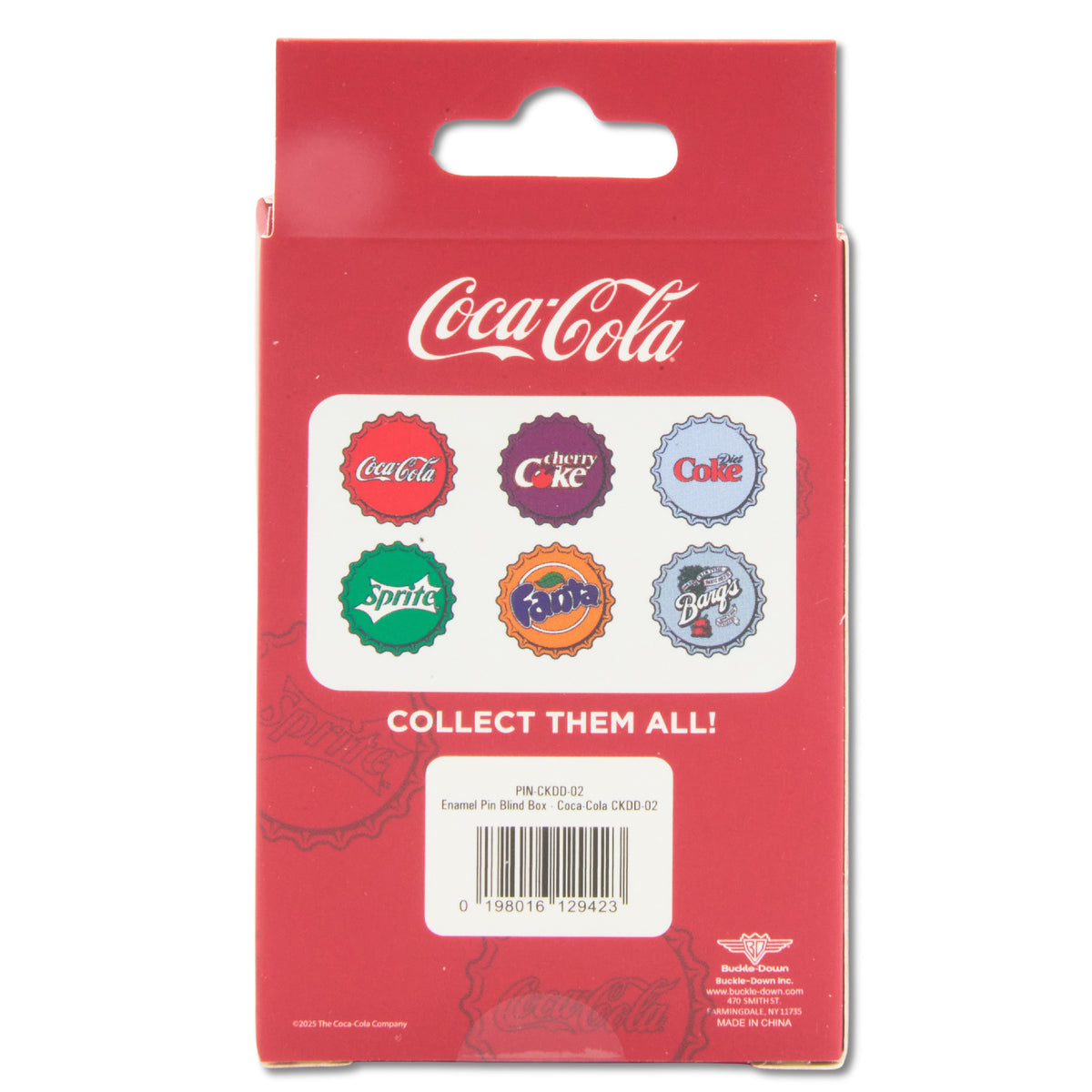 Coca-Cola Bottle Caps Mystery Enamel Pin Blind Box Series, Coca-Cola, Coca-Cola Cherry, Diet Coke, Sprite, Fanta Orange, or Barq's Root Beer Blind Box Pins Coca-Cola