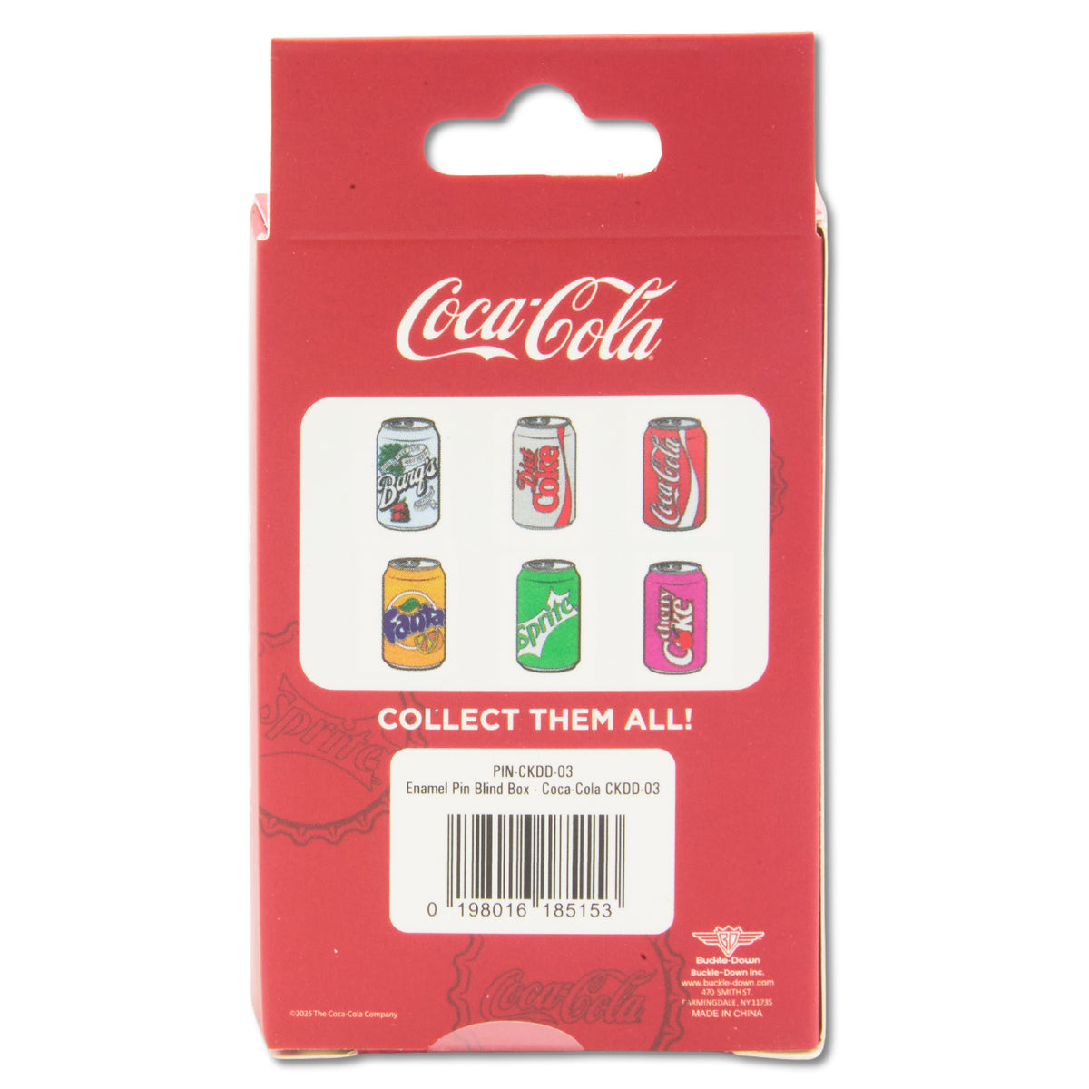 Coca-Cola Soft Drink Cans Mystery Enamel Pin Blind Box Series, Coca-Cola, Coca-Cola Cherry, Diet Coke, Sprite, Fanta Orange, or Barq's Root Beer Blind Box Pins Coca-Cola