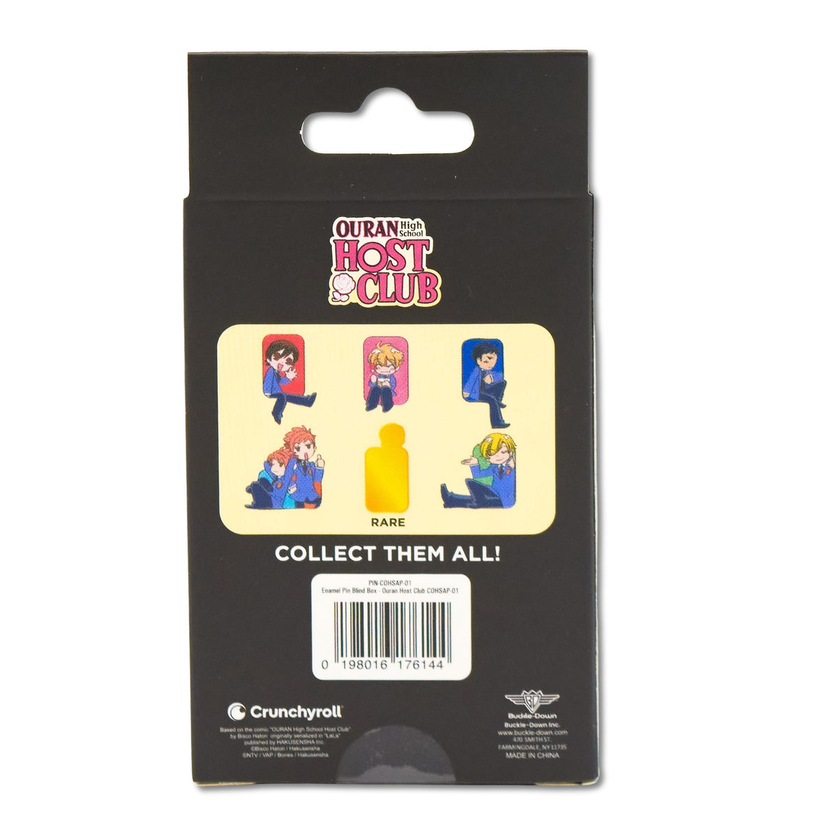 Ouran High School Host Club Mystery Enamel Pin Blind Box Series, Tamaki Suoh, Kyoya Ootori, Mori Takashi Morinozuka, Honey Mitsukuni Haninozuka, Haruhi Fujioka, or Hitachiin Twins Blind Box Pins Ouran High School Host Club