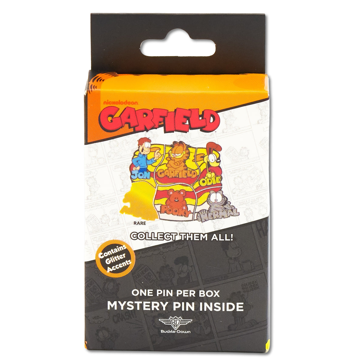 Garfield Puzzle Mystery Enamel Pin Blind Box Series, Garfield, Jon, Odie, Arlene, Nermal, or Pooky Blind Box Pins Garfield