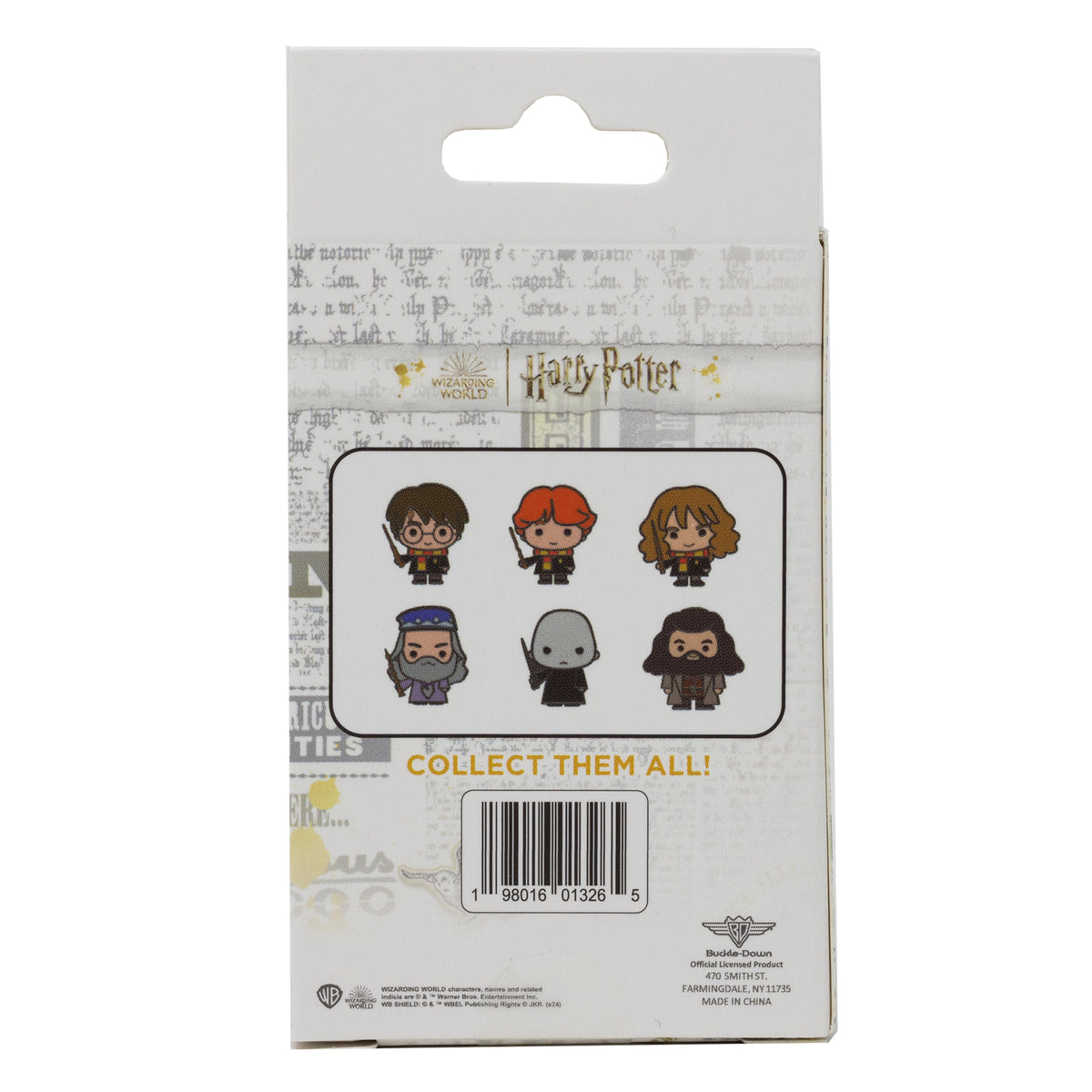 Harry Potter Mystery Enamel Pin Blind Box Series, Harry Potter, Ron Weasley, Hermione Granger, Dumbledore, Hagrid, or Voldemort Blind Box Pins Harry Potter