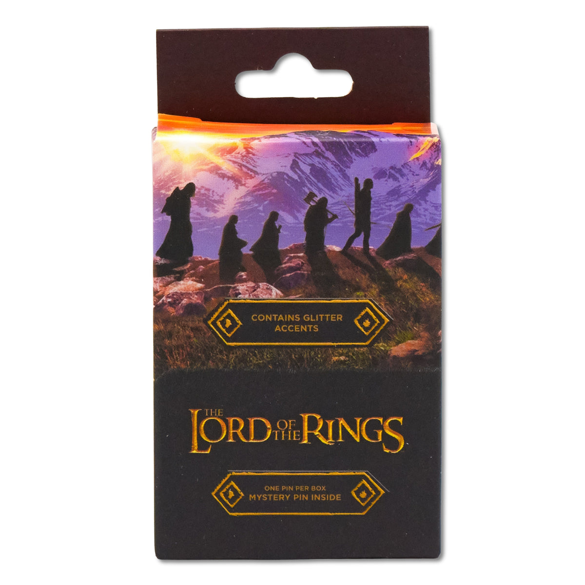 The Lord of the Rings Stained Glass Mystery Enamel Pin Blind Box Series, Pippin, Samwise, The Witch-King of Angmar, Gandalf, Merry or Frodo Blind Box Pins The Lord of the Rings