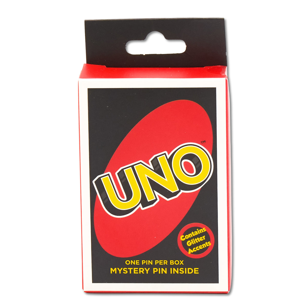 UNO Wild Action Cards Mystery Enamel Pin Blind Box Series, Draw One, Skip Two, Draw Two, Targeted Draw One, Forced Swap, or Reverse Blind Box Pins UNO