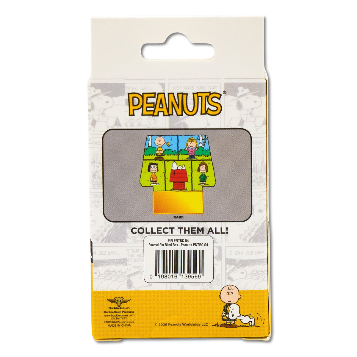 Peanuts Dog House Puzzle Mystery Enamel Pin Blind Box Series, Charlie Brown, Sally, Snoopy, Marcie, Peppermint Patty, or Lucy and Schroeder Blind Box Pins Peanuts