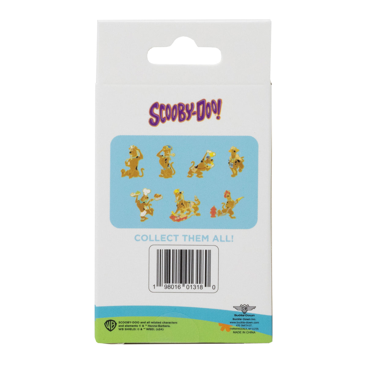 Scooby Doo Mystery Enamel Pin Blind Box Series, Scooby Doo as a Doctor, Detective, Policeman, Safari Adventurer, Chef, Construction Worker, or Firefighter Blind Box Pins Hanna Barbera