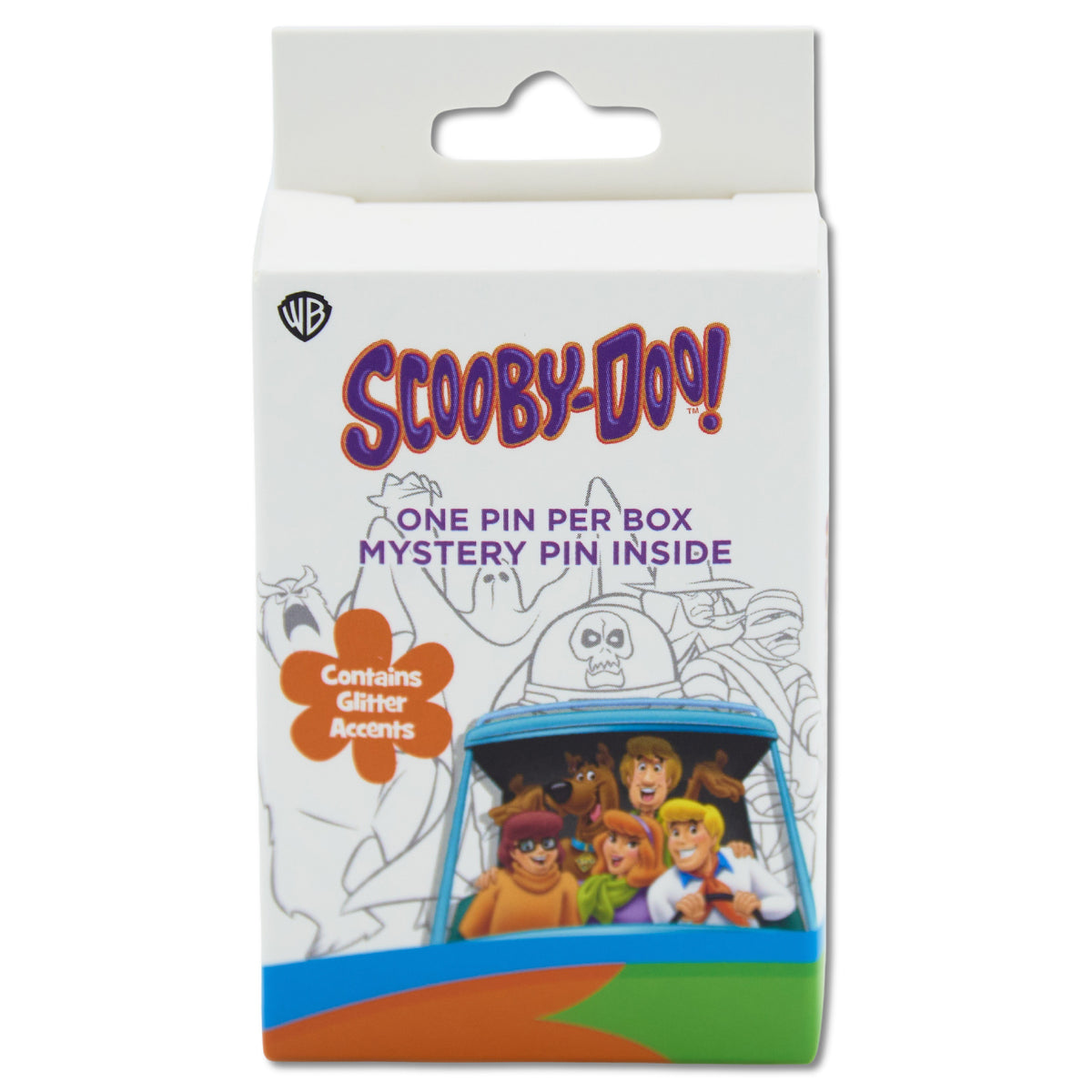 Scooby Doo Gang Mystery Enamel Pin Blind Box Series, Scooby, Shaggy, Velma, Daphne, Fred or Scrappy Blind Box Pins Scooby Doo