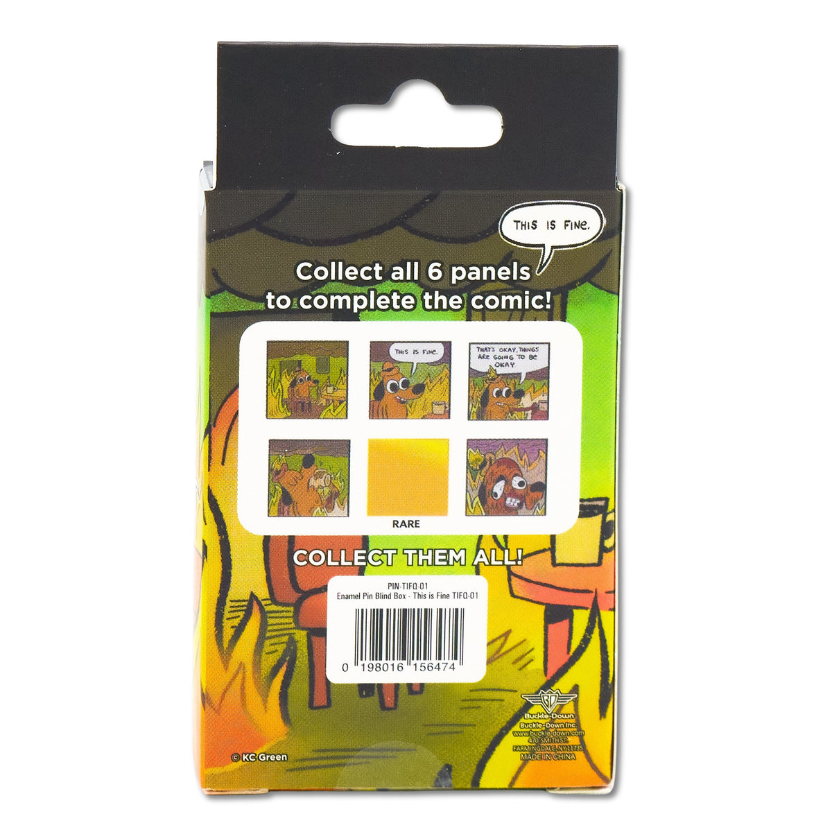 This is Fine Mystery Enamel Pin Blind Box Series, This is Fine, That's Okay, I'm Okay, Melting, Sitting, or Drinking Coffee Blind Box Pins This is Fine