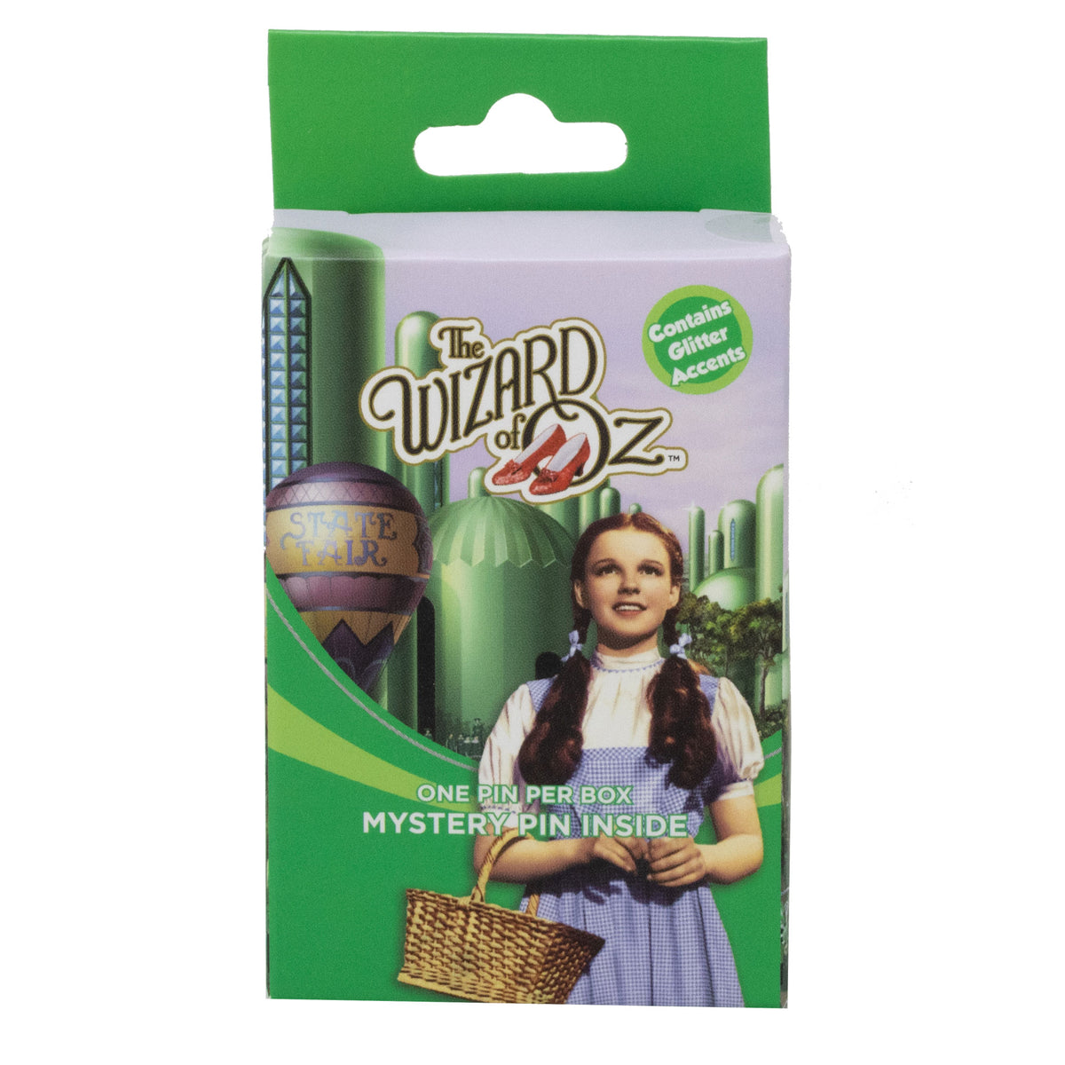 The Wizard of Oz Mystery Enamel Pin Blind Box Series, Dorothy, Toto, Scarecrow, Tin Man, Cowardly Lion, Wicked Witch, Flying Monkey, Glinda, or a Munchkin Blind Box Pins The Wizard of Oz