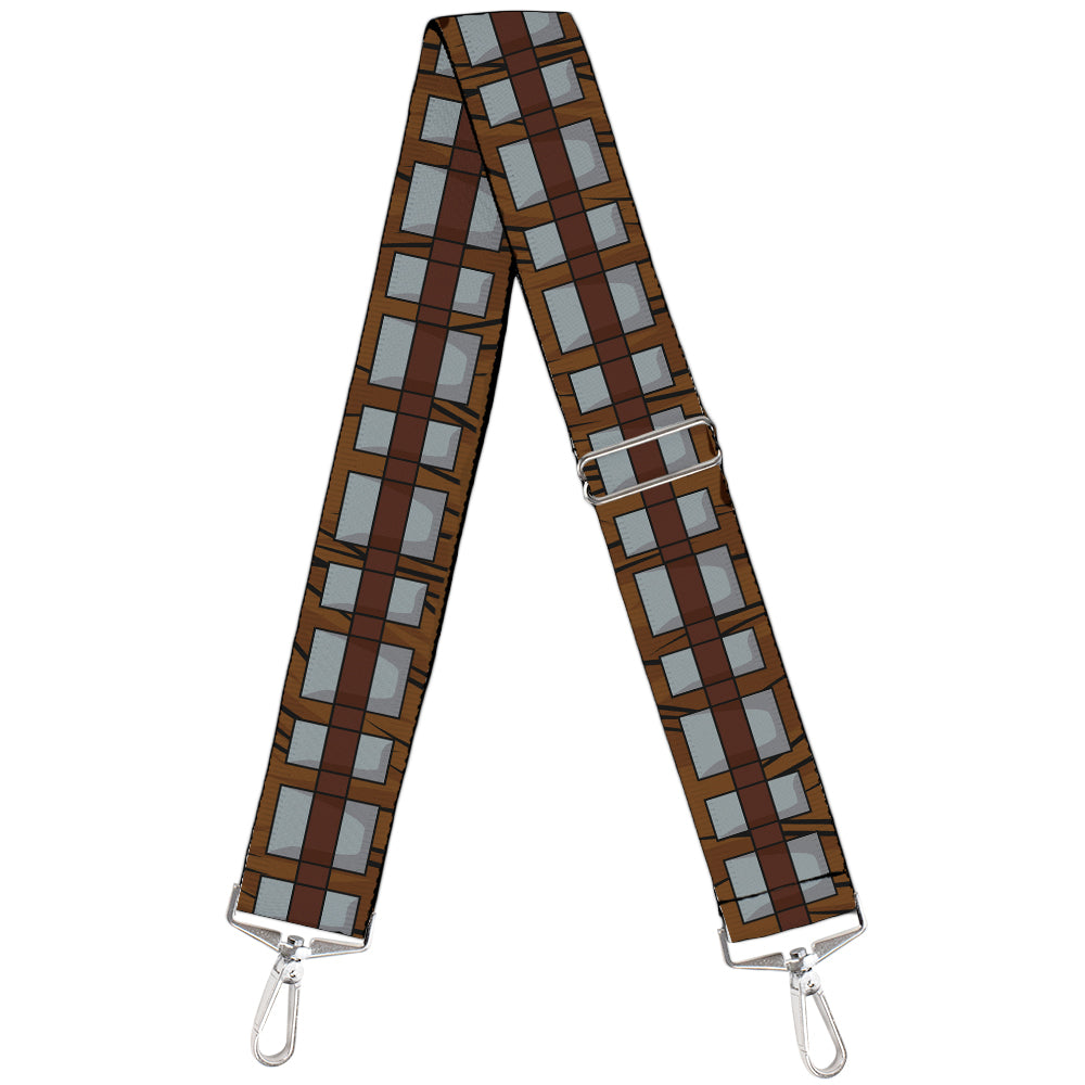 Purse Strap - Star Wars Chewbacca Bandolier Bounding Browns/Gray Purse Straps Star Wars