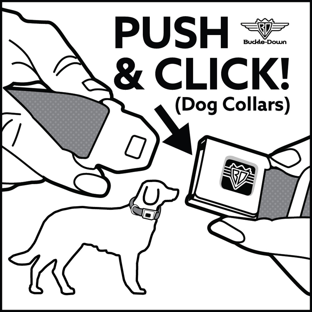 Hocus Pocus Thackery Binx Cat Face Full Color Orange Seatbelt Buckle Collar - Hocus Pocus THACKERY BINX Cat Silhouette Orange/Black Dog Collars Seatbelt Buckle Disney