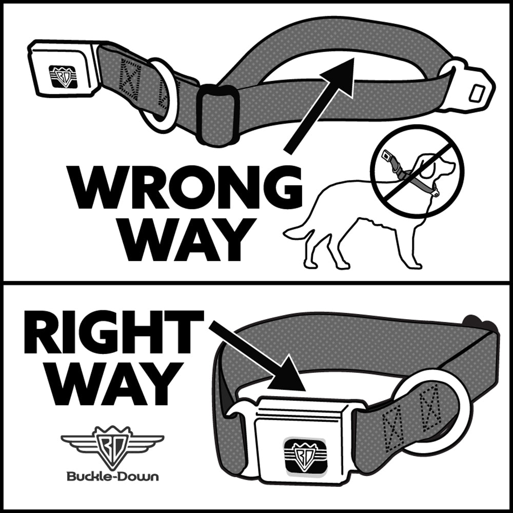 Mickey Mickey Mouse Expression4 Full Color Black/White Seatbelt Buckle Collar - Mickey Mouse Shorts and Shoes Black/Red/Yellow Dog Collars Seatbelt Buckle Disney