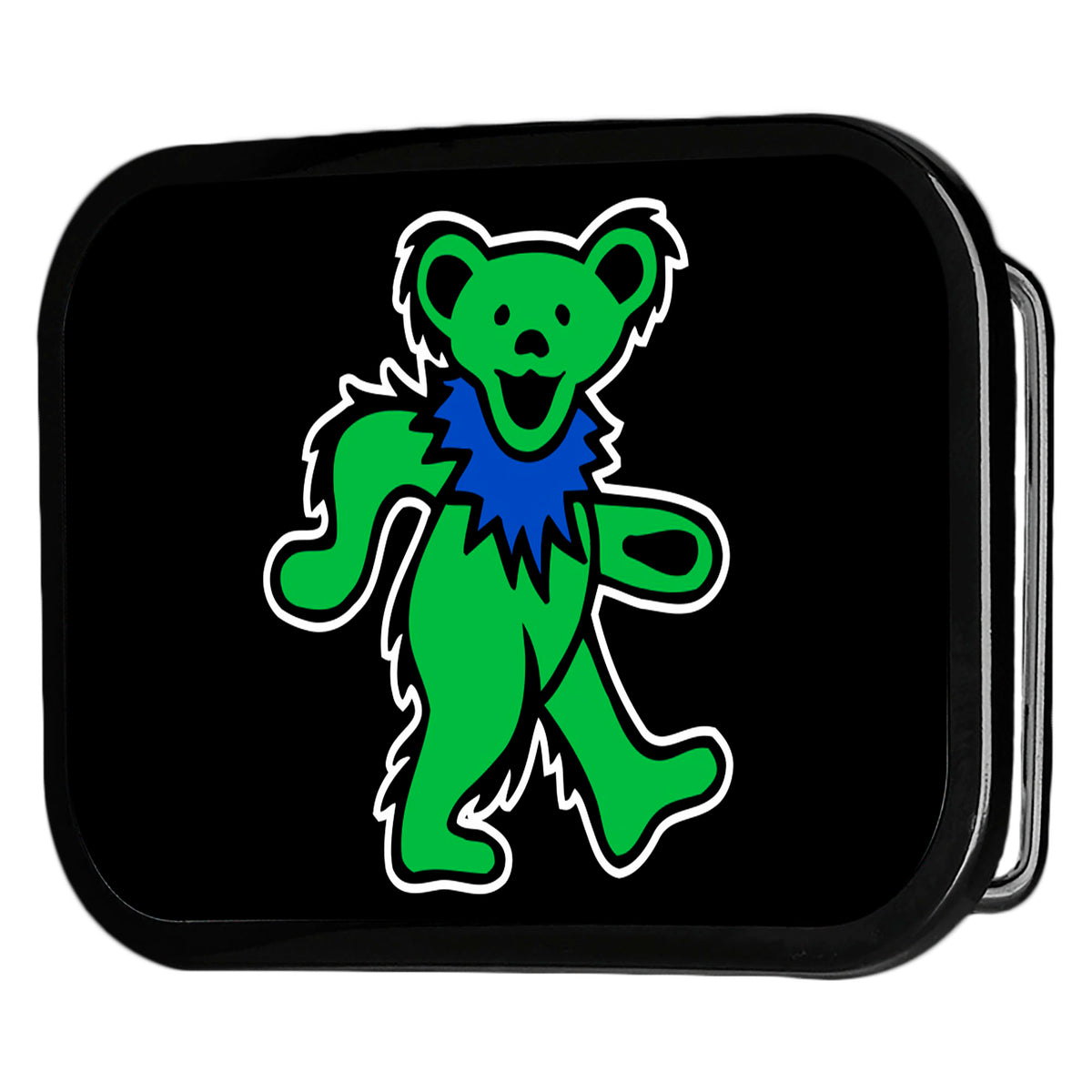 Dancing Bear FCG Black/Green - Black Rock Star Buckle Belt Buckles Grateful Dead