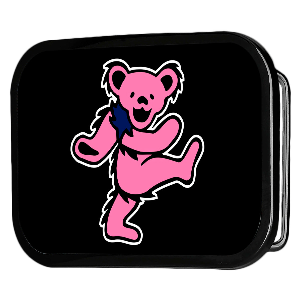Dancing Bear FCG Black/Pink - Black Rock Star Buckle Belt Buckles Grateful Dead