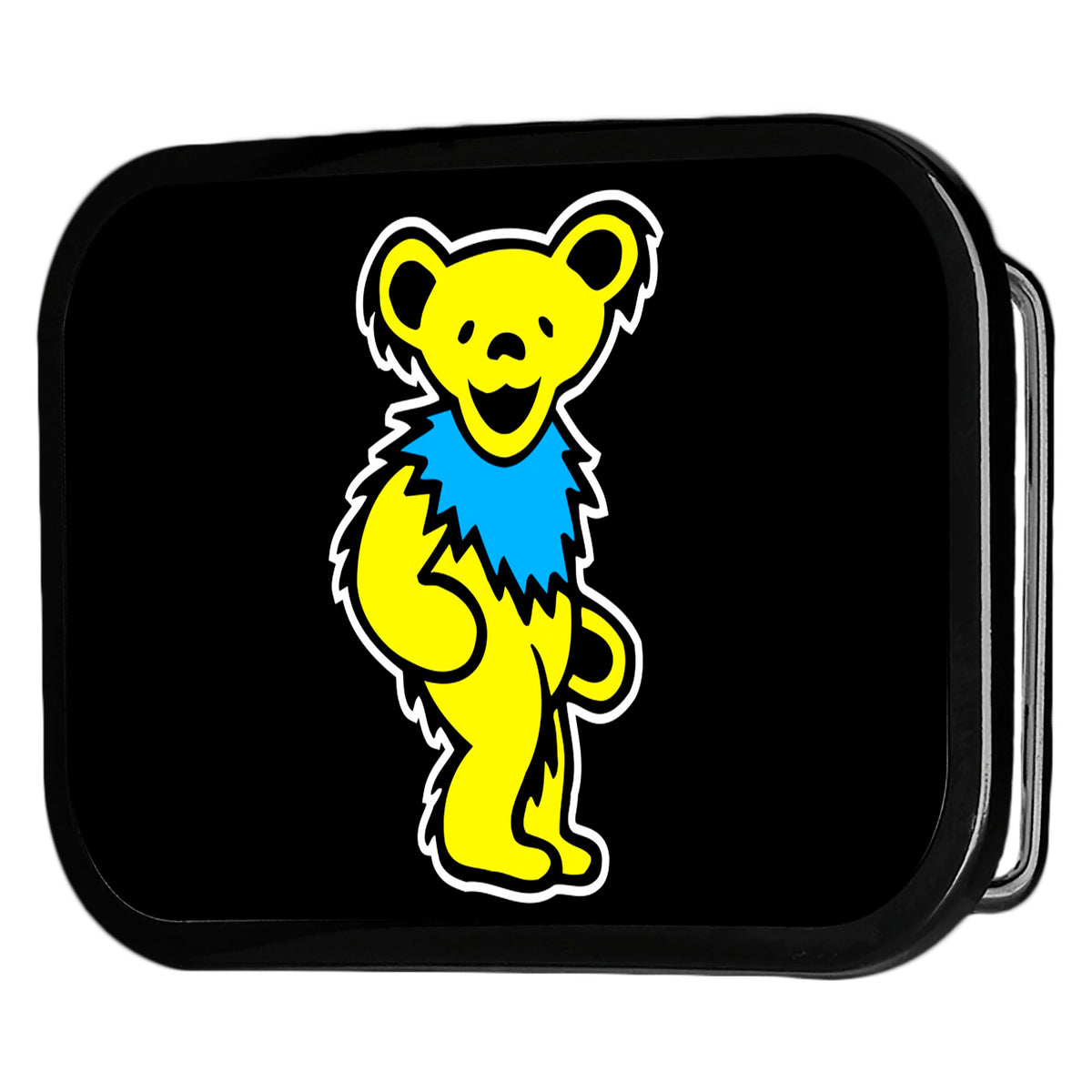Dancing Bear FCG Black/Yellow - Black Rock Star Buckle Belt Buckles Grateful Dead