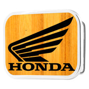 HONDA Motorcycle Framed Reverse GW Black - Matte Rock Star Buckle Belt Buckles Honda Motorsports