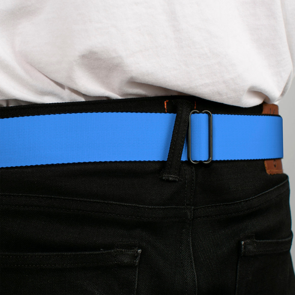 Built Ford Tough Seatbelt Belt - Baby Blue Webbing Seatbelt Belts Ford