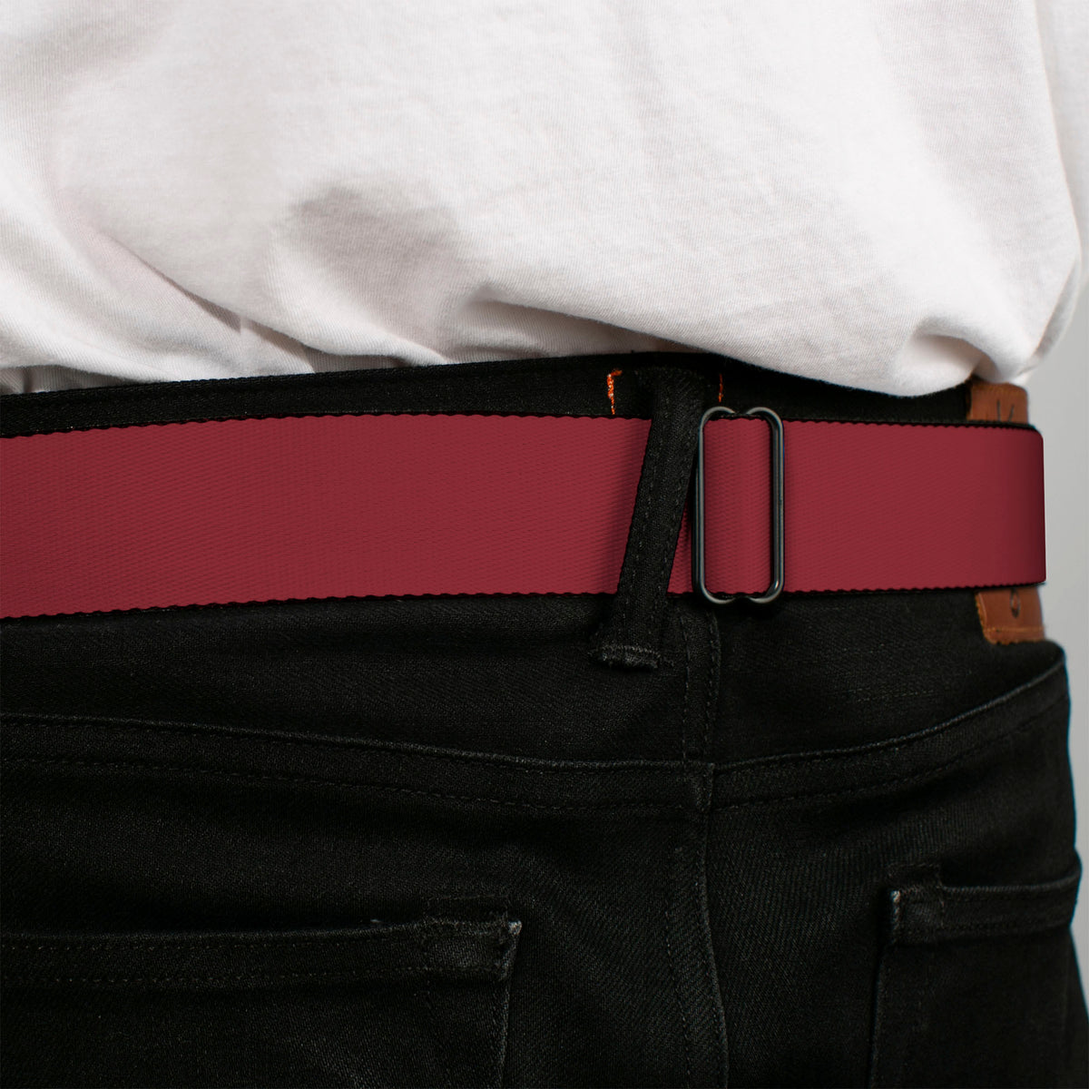 Built Ford Tough Seatbelt Belt - Burgundy Webbing Seatbelt Belts Ford