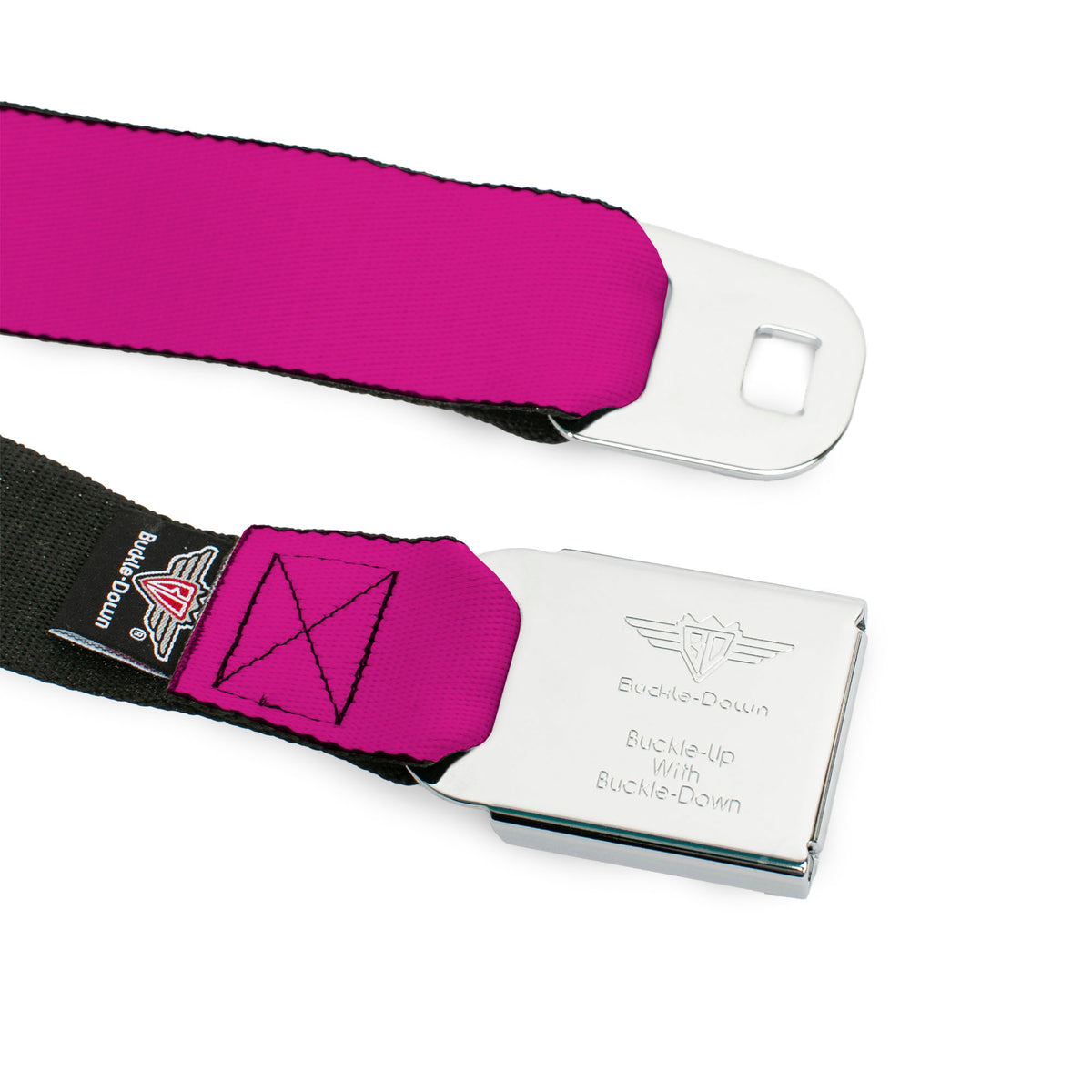 Built Ford Tough Seatbelt Belt - Fuchsia Webbing Seatbelt Belts Ford