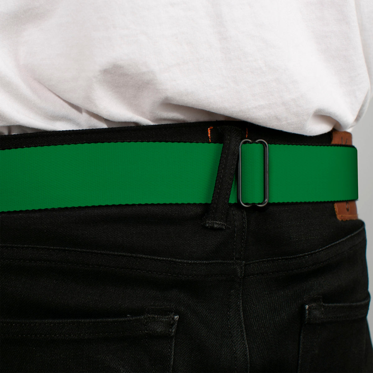 Built Ford Tough Seatbelt Belt - Green Webbing Seatbelt Belts Ford