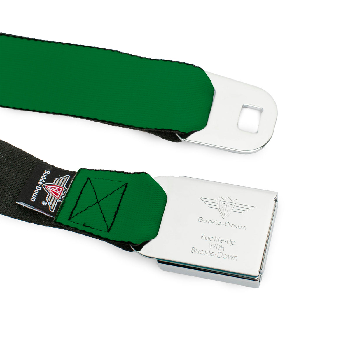 Built Ford Tough Seatbelt Belt - Green Webbing Seatbelt Belts Ford