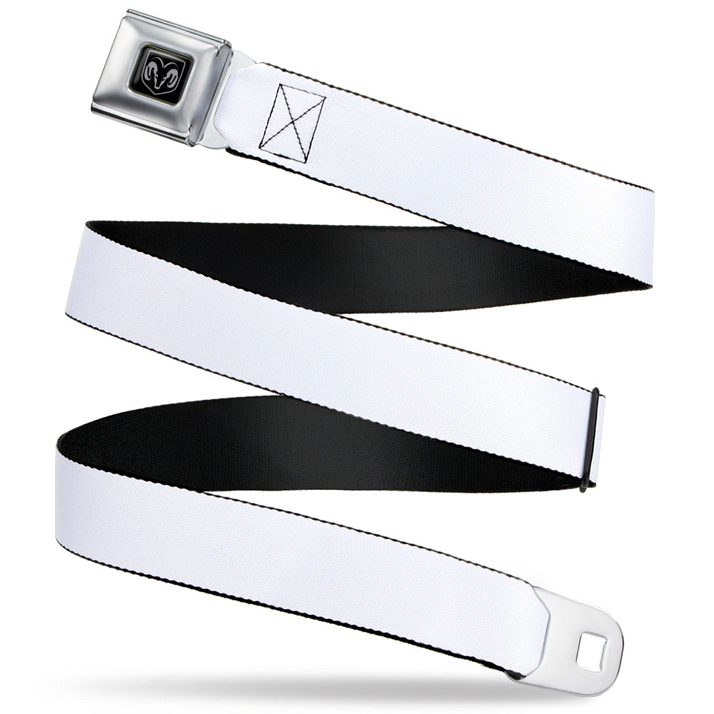 Ram Seatbelt Belt - White Webbing Seatbelt Belts Ram
