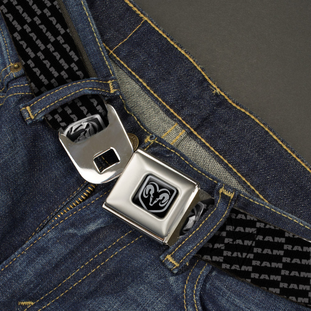 Ram Seatbelt Belt - Ram REPEAT w/Text Webbing Seatbelt Belts Ram