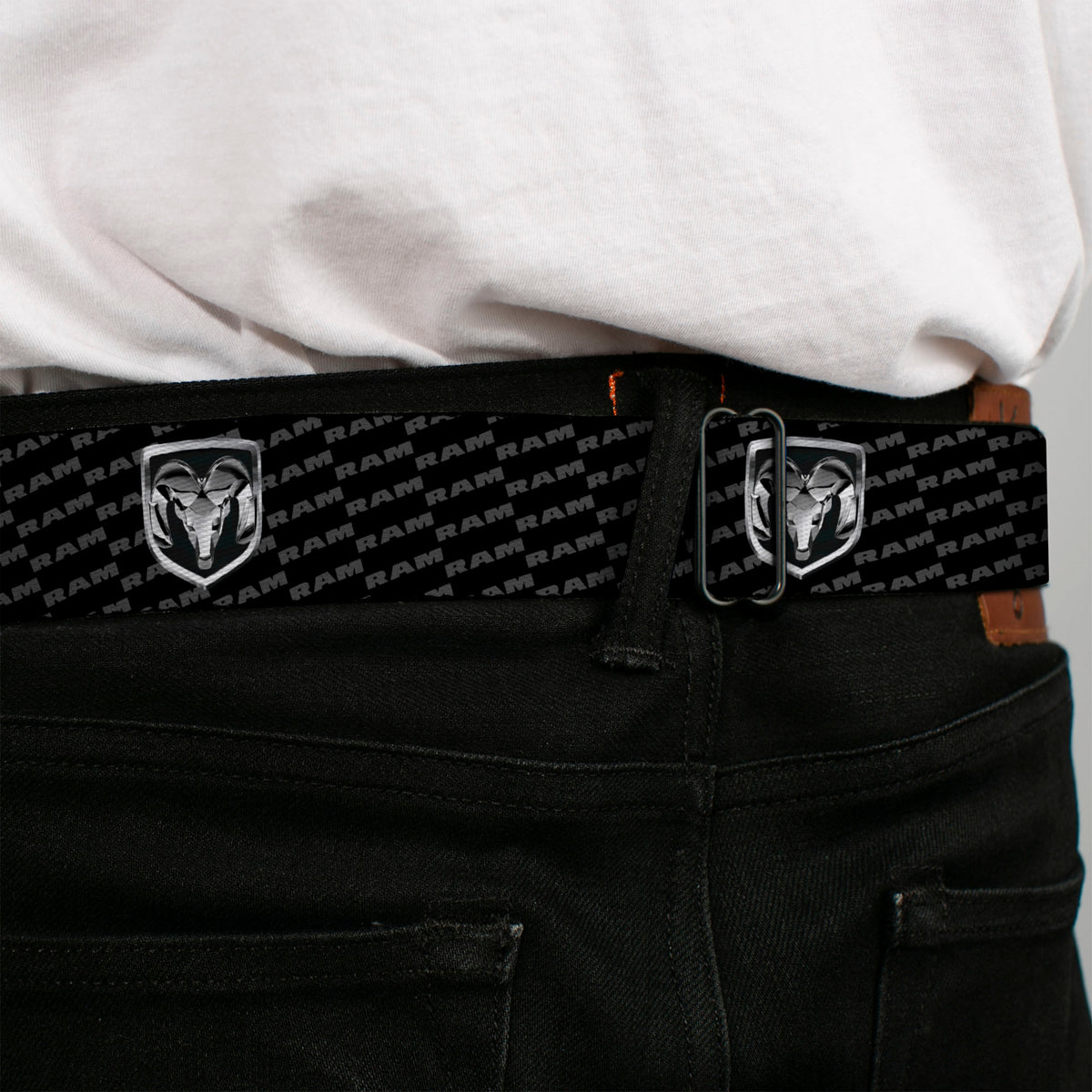 Ram Seatbelt Belt - Ram REPEAT w/Text Webbing Seatbelt Belts Ram
