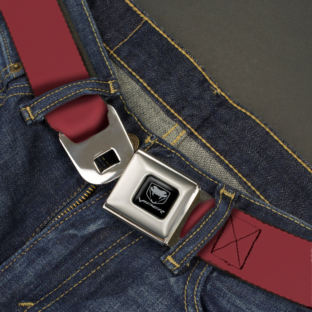 Dodge Viper Seatbelt Belt - Burgundy Webbing Seatbelt Belts Dodge