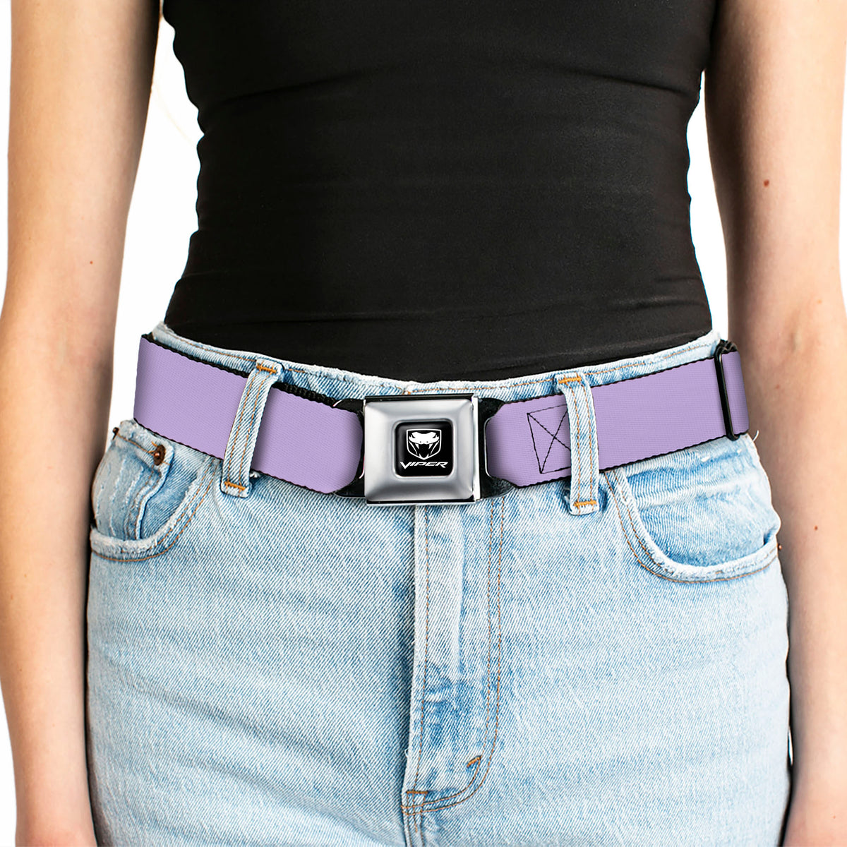 Dodge Viper Seatbelt Belt - Lavender Webbing Seatbelt Belts Dodge