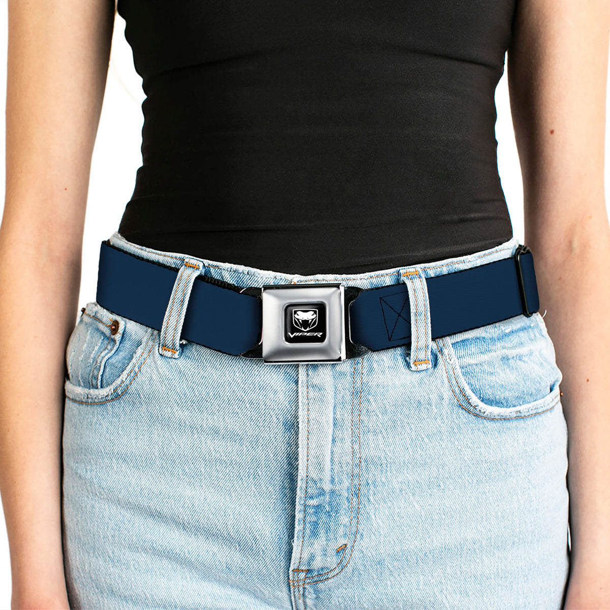 Dodge Viper Seatbelt Belt - Navy Webbing Seatbelt Belts Dodge