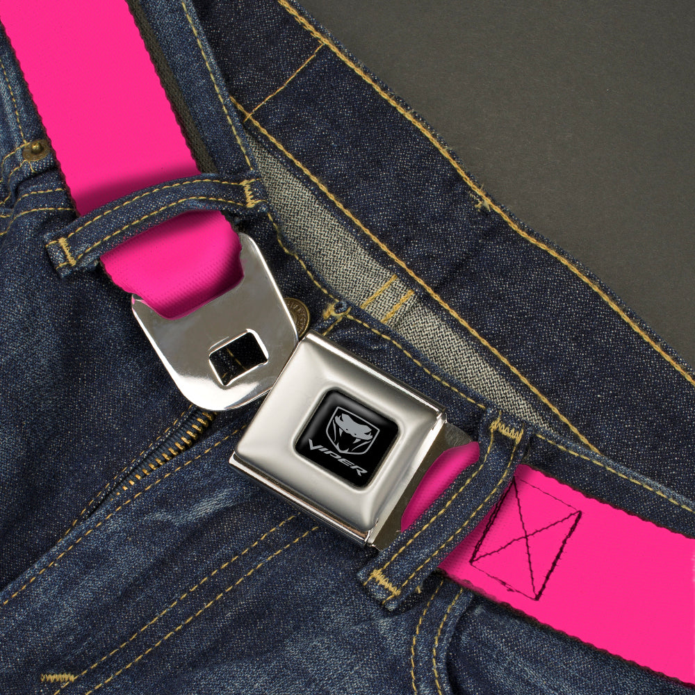 Dodge Viper Seatbelt Belt - Neon Pink Webbing Seatbelt Belts Dodge