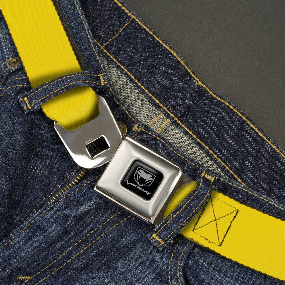 Dodge Viper Seatbelt Belt - Yellow Webbing Seatbelt Belts Dodge