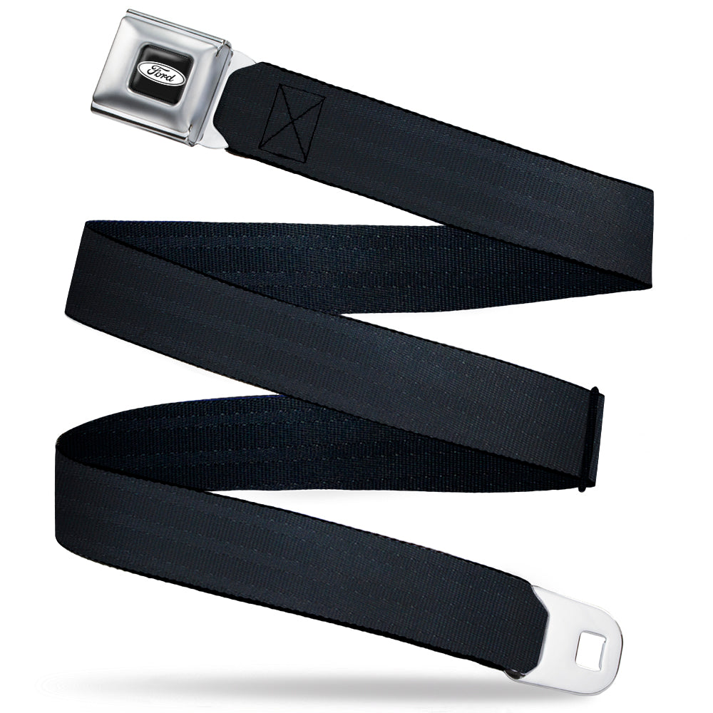 Ford Emblem Seatbelt Belt - Black Panel Webbing Seatbelt Belts Ford