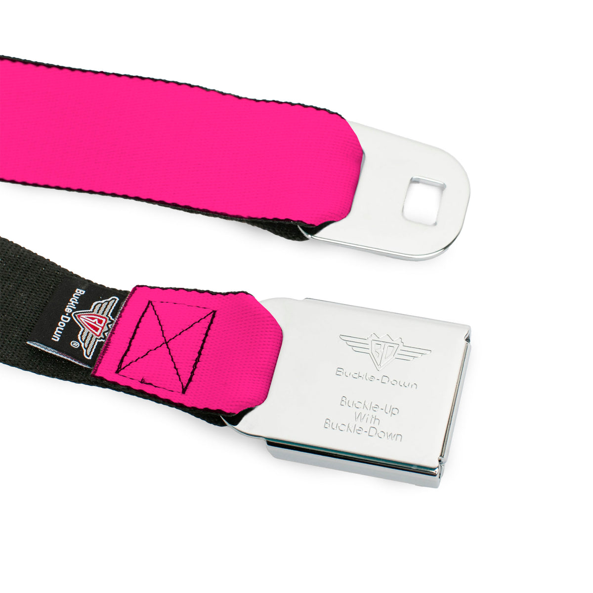 Ford Emblem Seatbelt Belt - Neon Pink Webbing Seatbelt Belts Ford