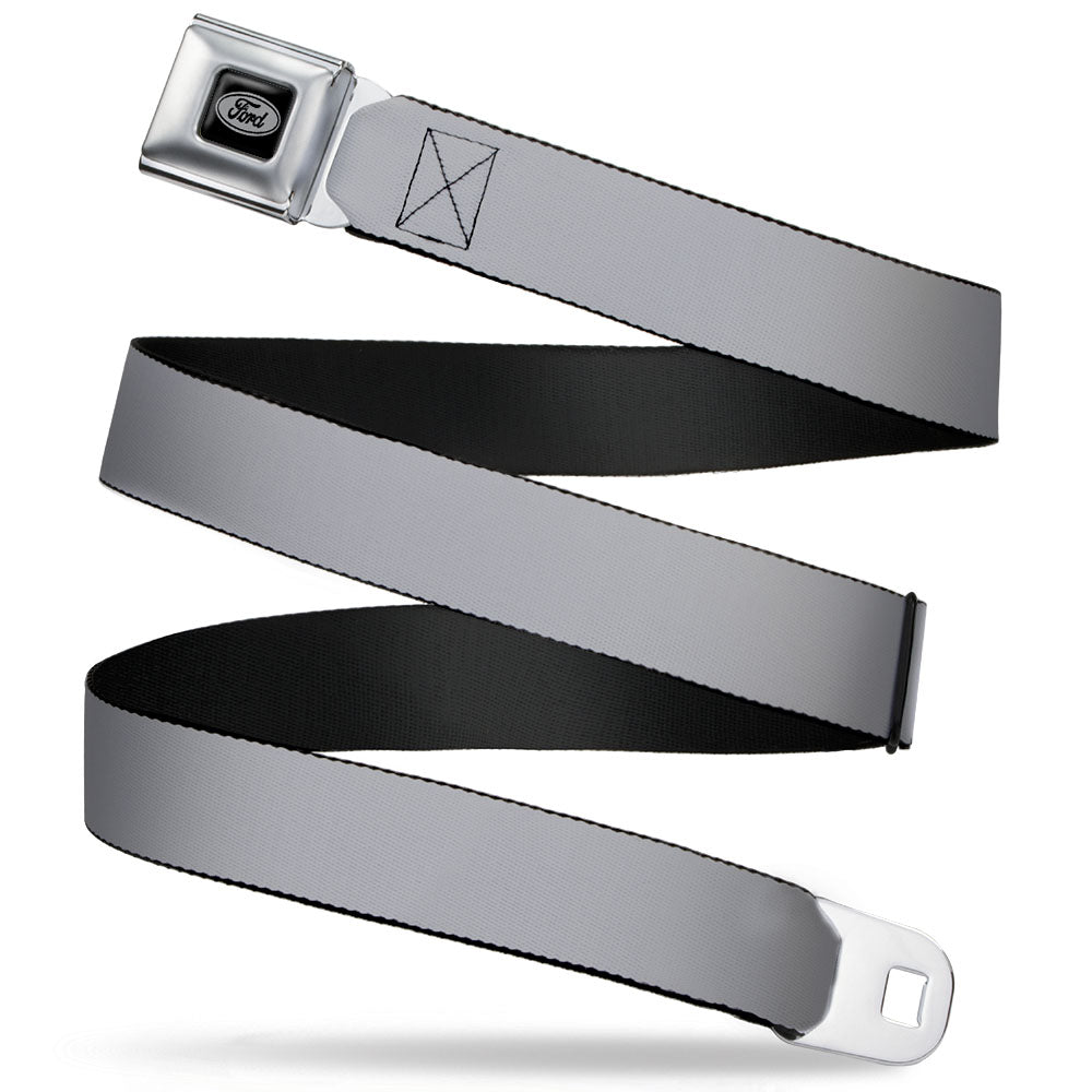 Ford Emblem Seatbelt Belt - Silver Webbing Seatbelt Belts Ford