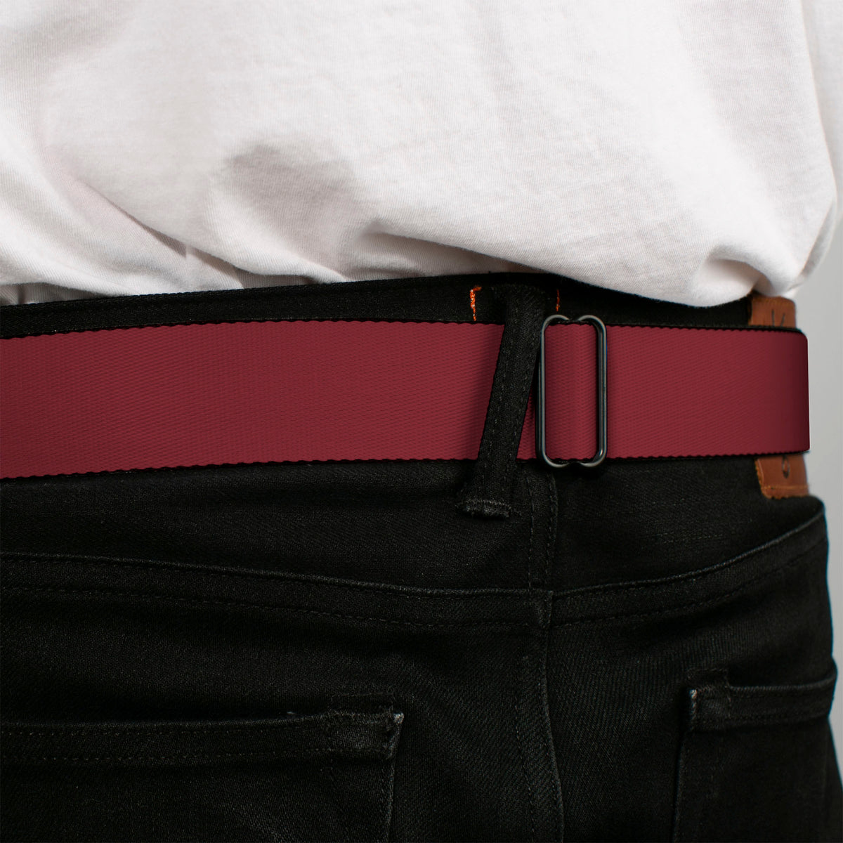 Ford Mustang Seatbelt Belt - Burgundy Webbing Seatbelt Belts Ford
