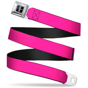 Ford Mustang Seatbelt Belt - Neon Pink Webbing Seatbelt Belts Ford