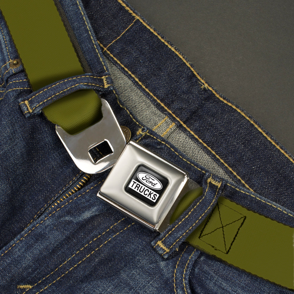 Ford Trucks Seatbelt Belt - Olive Webbing Seatbelt Belts Ford