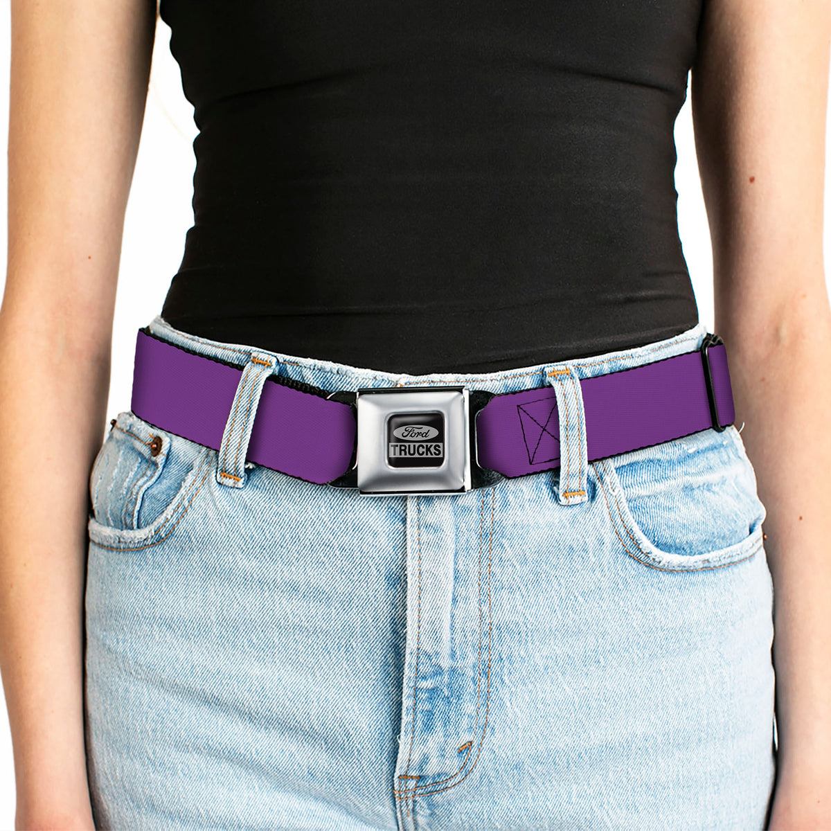 Ford Trucks Seatbelt Belt - Purple Webbing Seatbelt Belts Ford